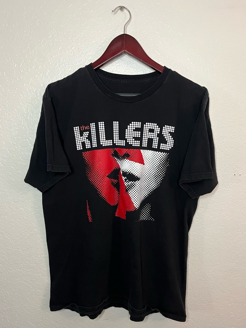 Vintage The Killers Dot Matrix Logo Halftone Graphic Tee Size M–L